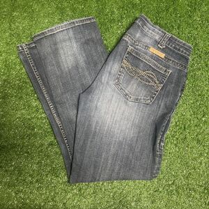 Cowgirl Tuff Co “Don’t Fence Me In” Jeans Women’s 34x30 Dark Wash